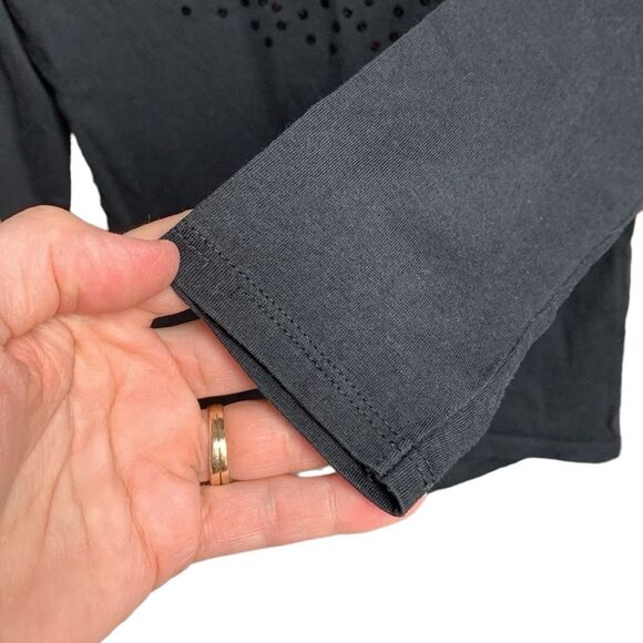 JUSTICE | Black Sequins Girls Long Sleeve Top T Shirt - Picture 5 of 9